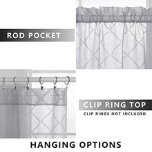 Load image into Gallery viewer, Light Grey Curtains & Drapes for Living Room 84 Inch Length 2 Panels Set Modern Rod Pocket Sheer Window Treatments Curtains for Bedroom Sliding Glass Door 84 Inches Long Gray