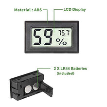 Load image into Gallery viewer, Goabroa Mini Hygrometer Thermometer Digital Indoor Humidity Gauge Monitor with Temperature Meter Sensor Fahrenheit (℉)