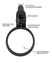 Load image into Gallery viewer, Hafny Bar End Bike Mirror, Stainless Steel Mirror, Safe Rearview Mirror, HF-MR083 (Black 62mm)