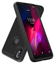 Load image into Gallery viewer, Dahkoiz Case for T-Mobile Revvl 4 Case, TCL Revvl 4 Case, Durable Sturdy Armor Defender Cover Dual Layer Hybrid Protective Phone Cases for TMobile Revvl 4, Black