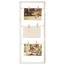 Load image into Gallery viewer, Gallery Perfect 17FW1938 Rustic Collage Gallery Wall Kit Picture Frame Set, Multi Size - 4" x 6", 5" x 7", White, 9 Piece