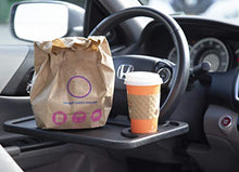 Load image into Gallery viewer, lebogner Auto Steering Wheel Desk, Laptop, Tablet, iPad Or Notebook Car Travel Table, Food Eating Hook On Steering Wheel Tray, for Constant Travelers, Fits Most Vehicles Steering Wheels