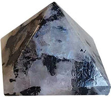 Load image into Gallery viewer, Energized Gemstones Pyramids Approx 1.75-2" Inches - Healing Gemstone Crystals - Lapis Crystal Quartz Green Jade Fluroite Iolite Pyrite Aventurine Amethyst Tourmaline Citrine (Moonstone)