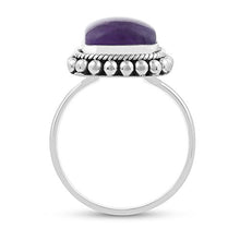 Load image into Gallery viewer, Genuine Gemstone .925 Sterling Silver Amethyst Ring | Valentine Gifts for Her