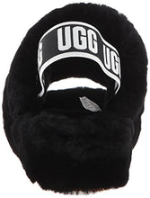 Load image into Gallery viewer, UGG Women's Fluff Yeah Slide Slipper, Black, 7