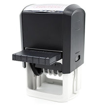 Load image into Gallery viewer, MaxMark Q43 (Large Size) Date Stamp with"Approved" Self Inking Stamp - Blue Ink