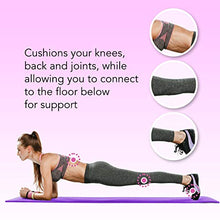 Load image into Gallery viewer, HemingWeigh Super Thick, Extra Comfy, Moisture-resistant, Durable NBR Yoga Mat, 1/4 Inch, Light Weight, Perfect For Yoga, Exercise, & Workout Mat with Carrying Strap (Purple)