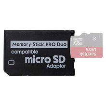 Load image into Gallery viewer, PSP Memory Stick Adapter, Funturbo Micro SD to Memory Stick PRO Duo MagicGate Card for Sony Playstation Portable, Camera, Handycam