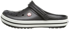 Load image into Gallery viewer, Crocs unisex-adult Crocband Clog | Comfortable Slip On Casual Water Shoe Black Men's 10, Women's 12 Medium