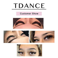Load image into Gallery viewer, TDANCE Eyelash Extension Supplies Rapid Blooming Volume Eyelash Extensions Thickness 0.07 D Curl Mix 14-19mm Easy Fan Volume Lashes Self Fanning Individual Eyelashes Extension (D-0.07,14-19mm)