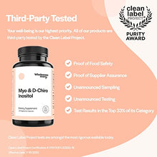Load image into Gallery viewer, Myo-Inositol & D-Chiro Inositol Blend | 30-Day Supply | Most Beneficial 40:1 Ratio | Hormonal Balance & Healthy Ovarian Function Support for Women | Vitamin B8 | (120 Capsules)