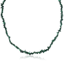 Load image into Gallery viewer, Gem Stone King 447.00 Carat Green Malachite Crystal Chip Necklace 32 Inch