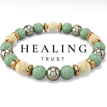Load image into Gallery viewer, HEALING TRUST Citrine Crystal Bracelet with Aventurine Pyrite Hematite for Maximum Lucky Money Wealth, Prosperity, Goals Manifestation, Good Luck Feng Shui Wealth Bracelet. Authentic Gemstones Citrine Crystal Stone, Pyrite Crystal, Aventurine Crystal, Hem