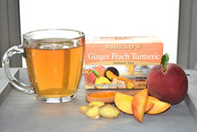 Load image into Gallery viewer, Bigelow Ginger Peach Turmeric Herbal Tea, Caffeine Free, 18 Count (Pack of 6), 108 Total Tea Bags