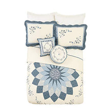 Load image into Gallery viewer, Modern Heirloom Collection Charlotte Bedspread, King, Blue