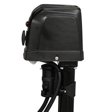 Load image into Gallery viewer, Seachoice 52041 Electric Jack with Caster and 7-Way Connector – Max Load 1,500 Pounds – 6 Inch Wheel Size – 10 Inches of Travel – Black