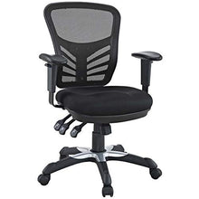 Load image into Gallery viewer, Modway Articulate Ergonomic Mesh Office Chair in Black