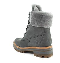 Load image into Gallery viewer, Timberland Women's Courmayeur Valley WP 6in with Shearling, Medium Grey Nubuck, 080 M US