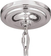 Load image into Gallery viewer, Feiss P1320PN Hounslow Glass Pendant Lighting, Chrome, 1-Light (7"Dia x 13"H) 60watts