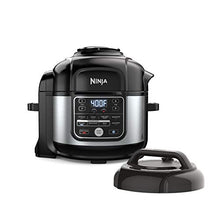 Load image into Gallery viewer, Ninja OS301 Foodi 10-in-1 Pressure Cooker and Air Fryer with Nesting Broil Rack, 6.5 Quart, Stainless Steel