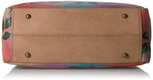 Load image into Gallery viewer, Anna By Anuschka Handpainted Leather Large Multi Pocket Hobo,Bird On A Branch