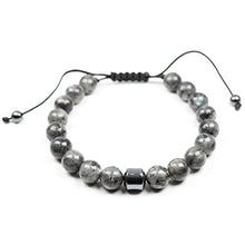 Load image into Gallery viewer, Iridescent Spectrolite Bracelet - Handcrafted Natural Gemstone Jewelry for Men & Women