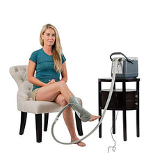 Load image into Gallery viewer, Ossur Cold Rush Compact Therapy Machine System with Ankle Pad- Ergonomic, Adjustable Wrap Pad Included- Quiet, Lightweight and Strong Cryotherapy Freeze Kit Pump