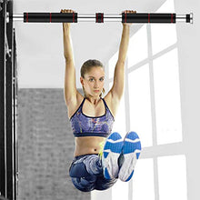 Load image into Gallery viewer, Doorway Pull Up and Chin Up Bar Upper Body Workout Bar for Home Gym Exercise Fitness & 440 LBS