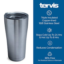 Load image into Gallery viewer, Tervis Triple Walled NFL New Orleans Saints Insulated Tumbler Cup Keeps Drinks Cold & Hot, 20oz - Stainless Steel, Edge