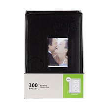 Load image into Gallery viewer, DesignOvation in The Clouds Black Faux Leather Photo Album, Holds 300 4x6 Photos, Set of 4