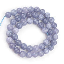 Load image into Gallery viewer, Love Beads Natural Angelite Stone Beads 8 mm Round Loose Gemstone
