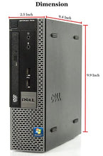 Load image into Gallery viewer, Dell OptiPlex 7010 USFF Computer Desktop PC, Intel i5 3.2GHz, 8GB Ram, 120GB SSD Drive, WiFi & Bluetooth, Wireless Keyboard and Mouse, 24 Inch FHD Monitor, Webcam, Windows 10 (Renewed)