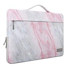 Load image into Gallery viewer, MoKo 15.6 Inch Laptop Sleeve Case Fits 2019 MacBook Pro 16 inch, MacBook Pro 15.4", Surface Book 15 inch, Ultrabook Notebook Carrying Bag for 15.6" Dell HP Acer Chromebook, Pink Gray Marble