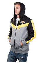 Load image into Gallery viewer, Ultra Game NBA Los Angeles Lakers Mens Soft Fleece Full Zip Jacket Hoodie, Team Color, X-Large