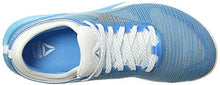 Load image into Gallery viewer, Reebok Women's Nano 9 Cross Trainer, White/Cyan/Silver, 5 M US
