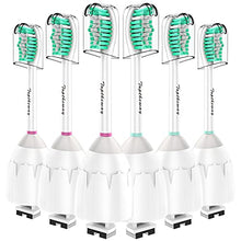 Load image into Gallery viewer, Toptheway Replacement Brush Heads for Sonicare E-Series Essence Xtreme Elite Advance and CleanCare Screw-On Toothbrush Handles HX7022/66, 6 Pack