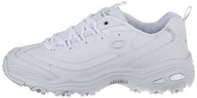 Load image into Gallery viewer, Skechers Sport Women's D'Lites Memory Foam Lace-up Sneaker,White Silver,8 W US