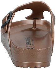 Load image into Gallery viewer, Birkenstock Women's Gizeh Metallic Copper EVA Sandals 39 (US Women's 8-8.5)