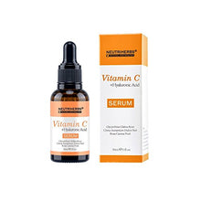 Load image into Gallery viewer, Vitamin C serum - Highest Naturally Concentrated Vitamin C serum + 30% Hyaluronic Acid - Organic Skin Care for Anti-Aging Wrinkle Facial serum for Face & Eyes - Vegan Vitamin C Serum Paraben Free