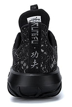 Load image into Gallery viewer, Mens Running Shoes Women's Fashion Sneakers Lightweight Breathable Non Slip Athletic Gym Walking Tennis Shoes Glow in DarkBlack EUR 45