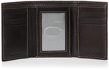 Load image into Gallery viewer, Timberland Men's Leather Trifold Wallet with ID Window, Brown (Cloudy), One Size