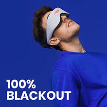Load image into Gallery viewer, Manta Sleep Mask - 100% Light Blocking Eye Mask, Zero Eye Pressure, Comfortable & Adjustable Sleeping Mask for Women Men, Perfect Blindfold for Sleep/Travel/Nap/Shift Work