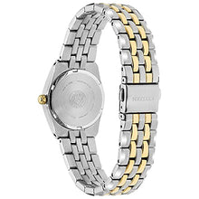 Load image into Gallery viewer, Citizen Women's Eco-Drive Corso Classic Watch in Two-tone Stainless Steel, Blue Dial (Model: EW2294-53L)