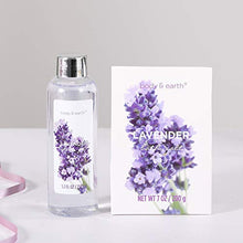 Load image into Gallery viewer, Gift Set for Women, Gift Basket for Women, Body & Earth Women Bath Set 7 Pcs Lavender Spa Basket with Shower Gel, Bubble Bath, Bath Salts, Body Lotion, Scented Candle, Mother's Day Gifts for Mom