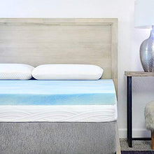 Load image into Gallery viewer, Sure2Sleep Gel Swirl Memory Foam Mattress Topper Made in USA 2-Inch (Twin)