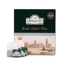 Load image into Gallery viewer, Ahmad Tea Black Tea, Earl Grey Teabags, 100 ct - Caffeinated and Sugar-Free