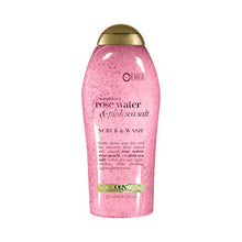 Load image into Gallery viewer, OGX Pink sea salt & rosewater gentle soothing body scrub, 19.5 Ounce, 1.0 Count