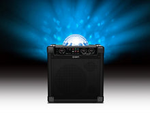 Load image into Gallery viewer, ION Audio Party Rocker Plus | Portable Bluetooth Party Speaker System & Karaoke Machine with Built-In Rechargeable Battery, App-Controlled Party Light Display & Microphone