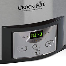 Load image into Gallery viewer, Crock-Pot SCCPVL610-S-A 6-Quart Cook & Carry Programmable Slow Cooker with Digital Timer, Stainless Steel