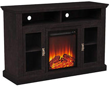 Load image into Gallery viewer, Ameriwood Home Chicago Electric Fireplace TV Console for TVs up to a 50", Espresso